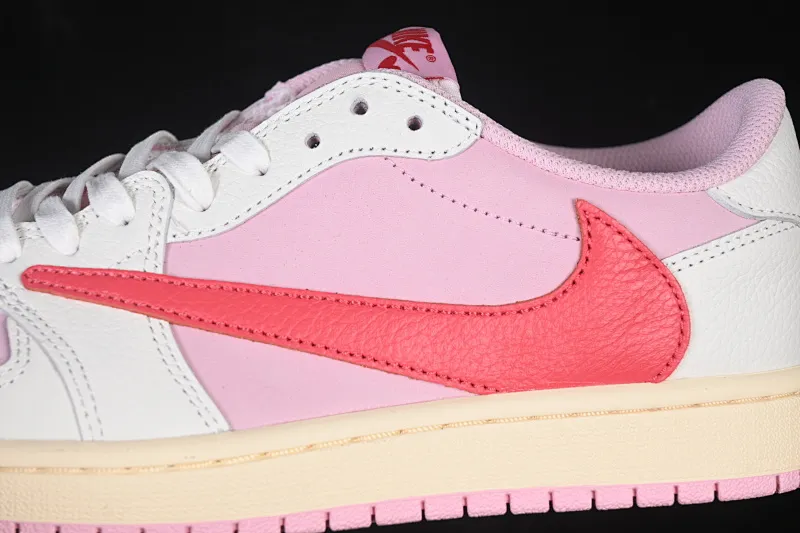 All categories Air Jordan Jordan series basketball shoes Air Jordan 1 Low ZG version Travis Scott x Air Jordan 1 Low OG AJ1 Joe 1 undercut low top full head layer IQ7604-101